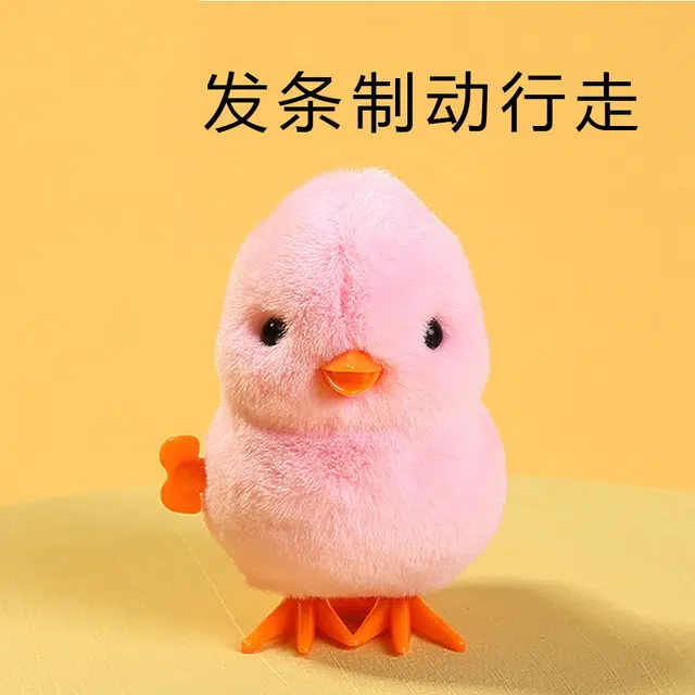简普森 跳跳鸡鸭 发条仿真 玩具