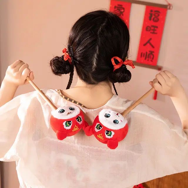 胖胖龙 :福蛇大合集 蛇年吉祥物挂饰 活动敲背棒 可爱软萌治愈 玩偶周边