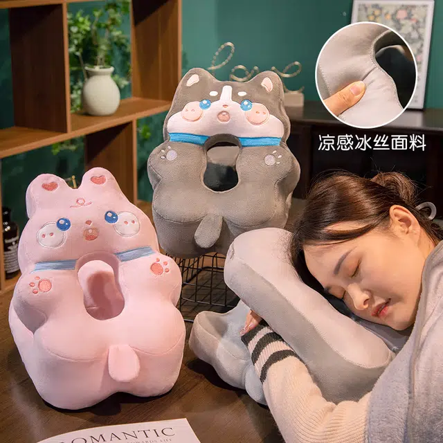 万童乐 午睡枕趴睡枕 玩偶周边