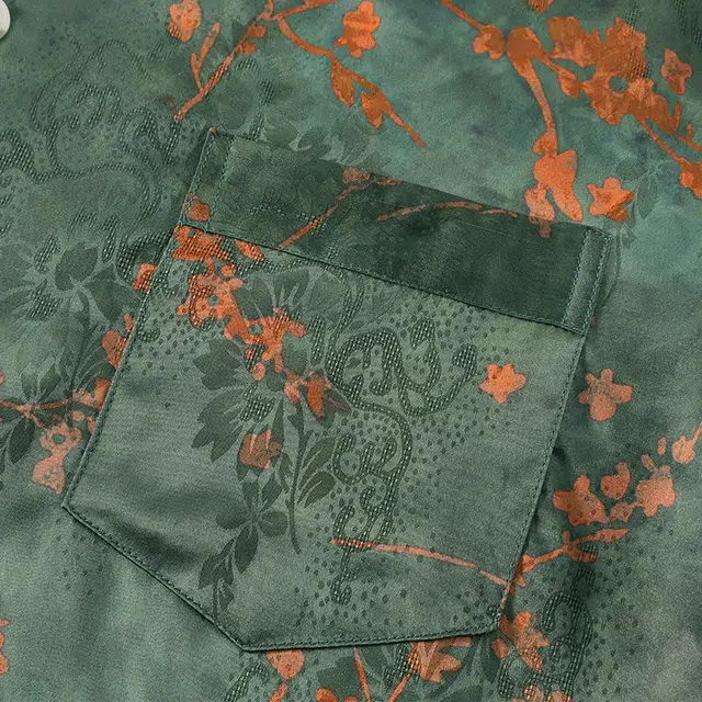 俏霓桐 薄款时尚轻奢高级感复古休闲简约舒适凉感家居服可外穿夏季睡衣套装 男款