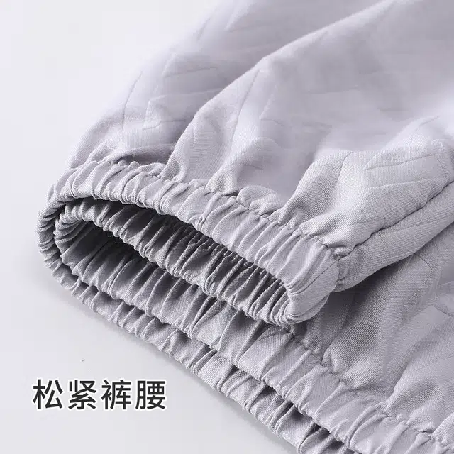 俏霓桐 简约时尚卡通可爱舒适家居服可外穿睡衣套装 男款 图色