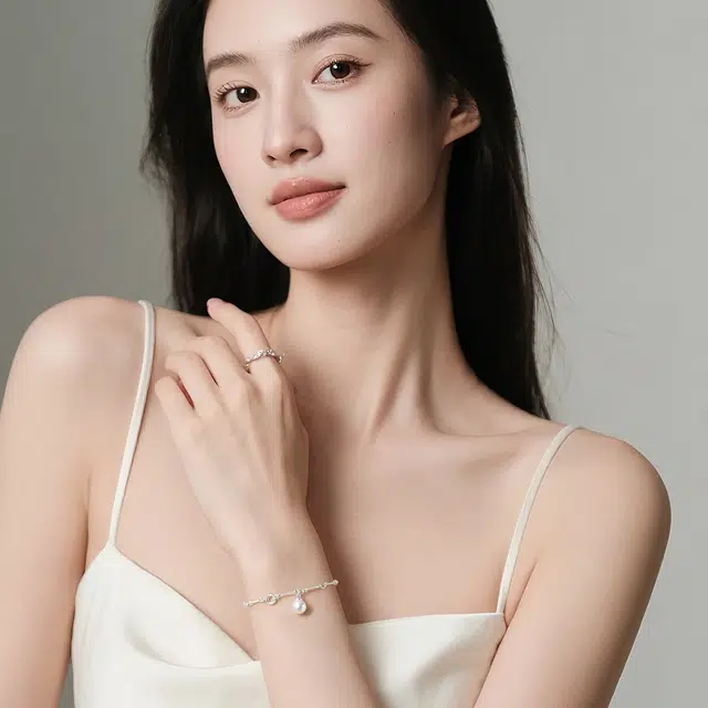 珂里 竹节环扣法式复古典雅温婉设计感节节高升小众精致百搭甜美气质#好运 合金 手链 女款