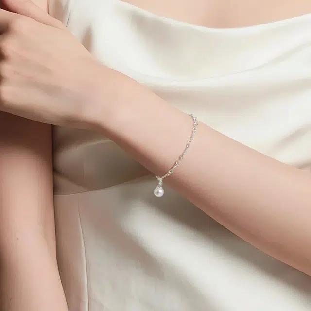 珂里 竹节环扣法式复古典雅温婉设计感节节高升小众精致百搭甜美气质#好运 合金 手链 女款