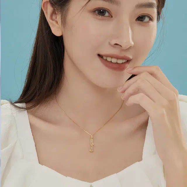 七可 有你竹够 节节高 国潮新中式小众设计 精致复古轻奢百搭日常通勤#好运 玉髓 项链 女款