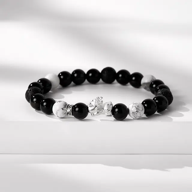 喜钻 貔貅 古韵祥瑞绕腕招财纳福佑安康间 精致 水晶 手串 男女同款情侣款