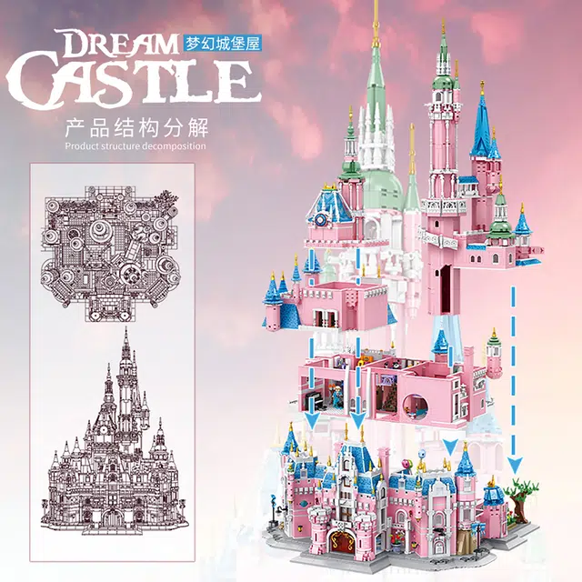 PANLOS BRICK Dream Princess Castle 9963pcs