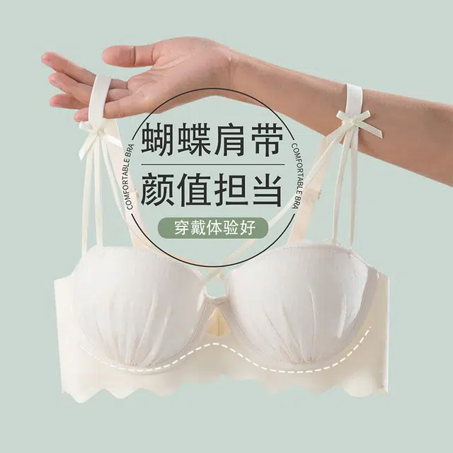 都市丽人 蕾丝莫代尔内衣商务通勤小清新休闲文胸 女款