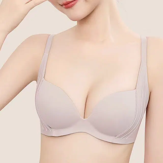 都市丽人 提拉小胸聚拢防外扩收副乳无钢圈文胸 女款