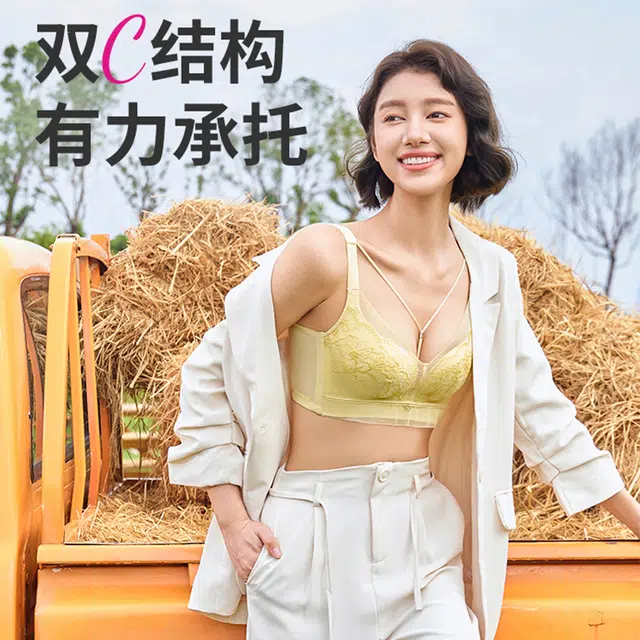 都市丽人 舒适透气性感蕾丝收副乳防下垂调整型内衣文胸 女款