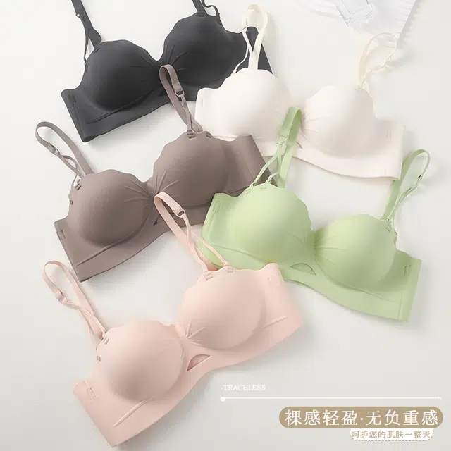 都市丽人 无痕小胸聚拢调整型软支撑无钢圈防下垂文胸 女款
