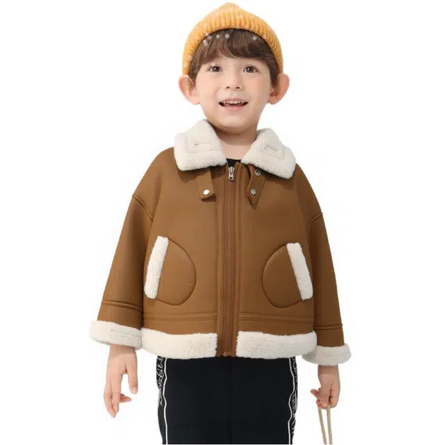 雅鹿夹克 时髦帅气舒适亲肤派克服外套 中小童