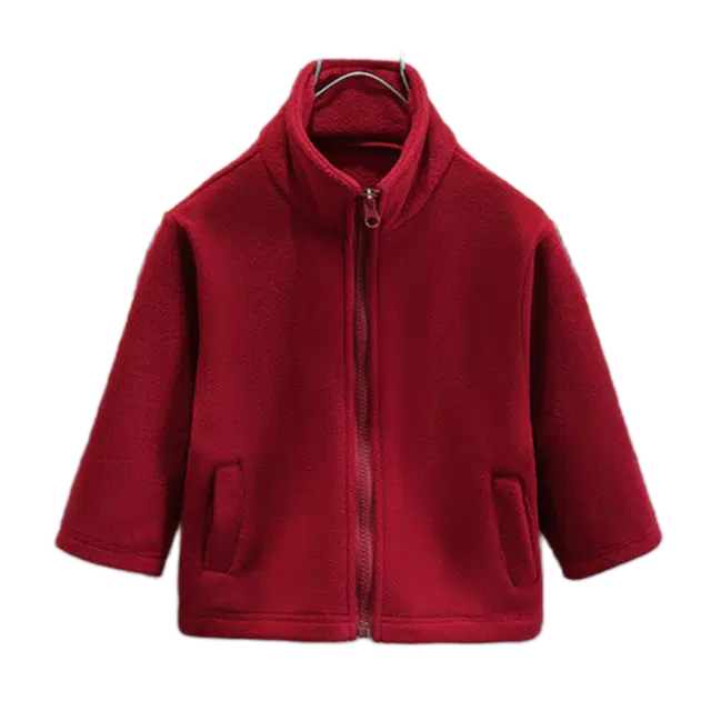 雅鹿夹克 时尚舒适柔软撞色连帽百搭 儿童款