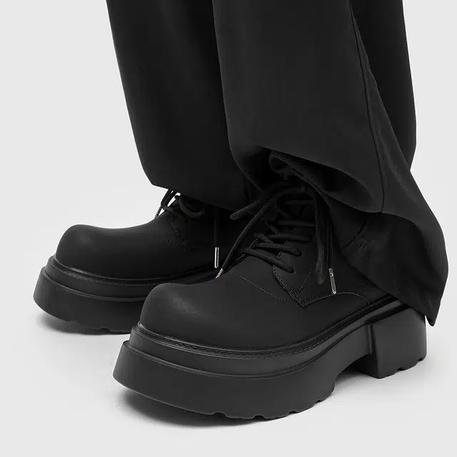 BrandName High-Top Biker Boots