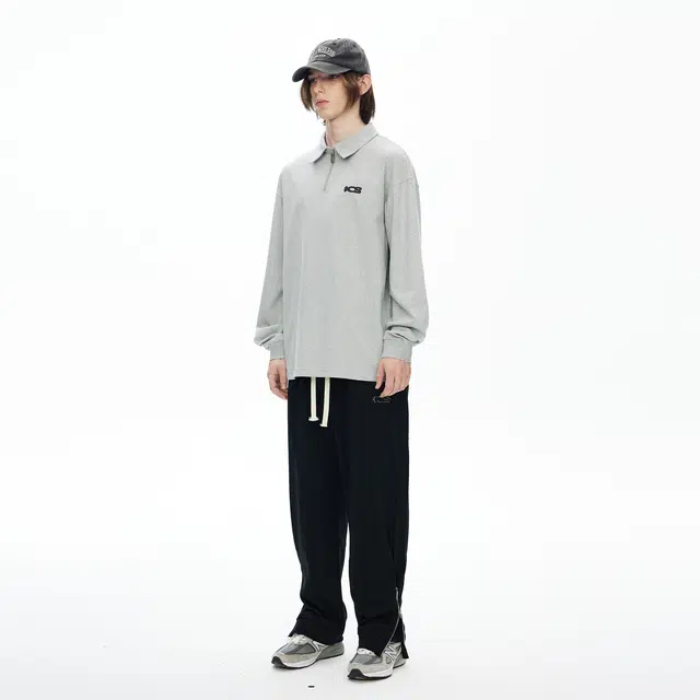 ICONS Lab SS23 Logo Zip Polo CleanFit