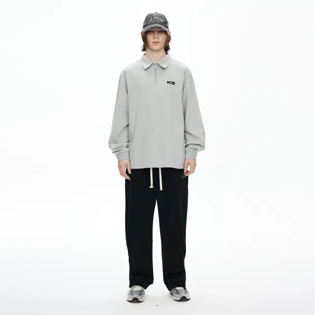 ICONS Lab SS23 Logo Zip Polo CleanFit