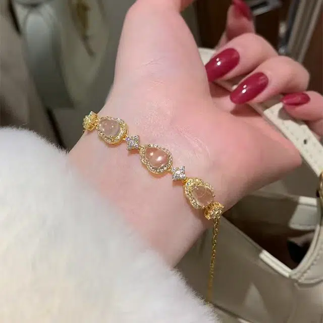 雅谷 六福吉祥 福禄吉祥 新中式国风招财转运手饰 新中式国风葫芦 古典优雅清新淡雅福气满满转运珠配饰 琉璃 手链 女款