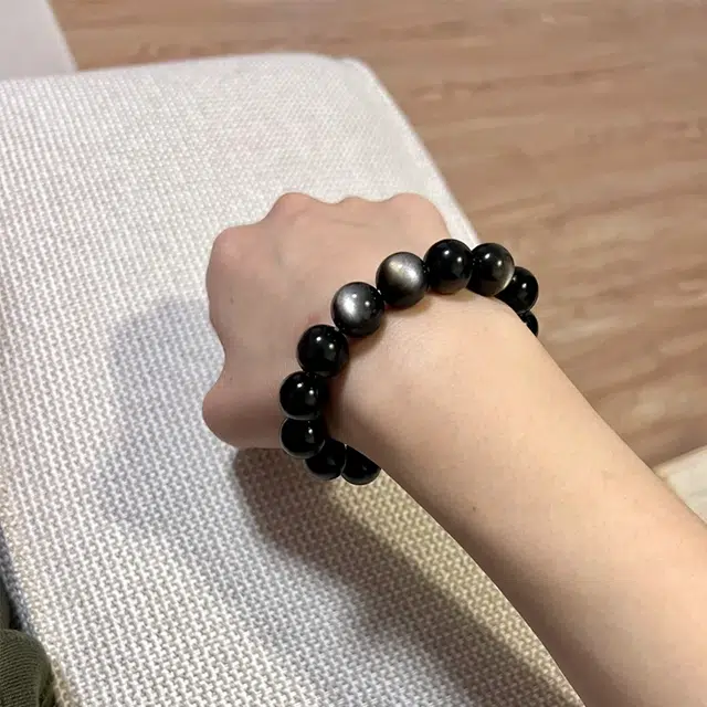 雅谷 国潮转运珠  新中式复古佛珠 高级感 灿烂星河闪耀灵动学生大气 黑曜石 手串 男女同款情侣款