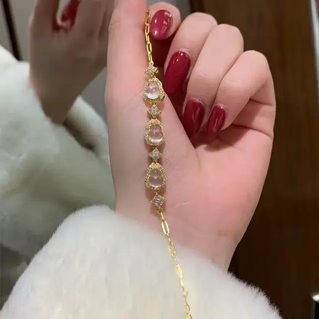 雅谷 六福吉祥 福禄吉祥 新中式国风招财转运手饰 新中式国风葫芦 古典优雅清新淡雅福气满满转运珠配饰 琉璃 手链 女款