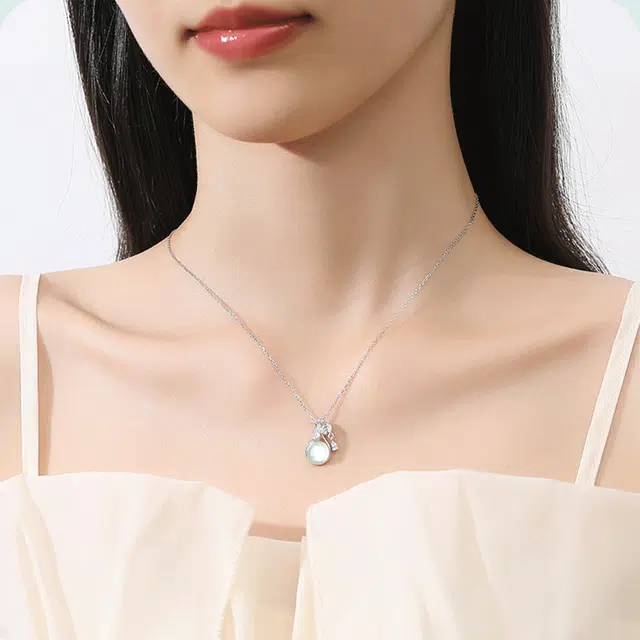 珍·如金 中国黄金 招财福袋 铜钱财源滚滚百搭新中式国潮个性#好运天然 玉髓 项链 女款