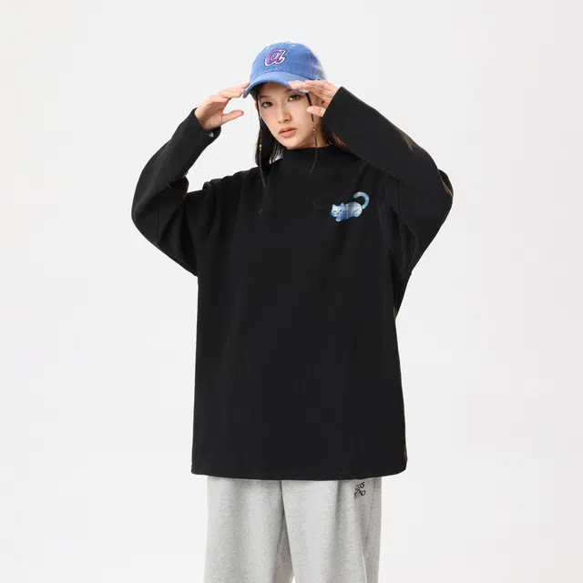 HUANQIU Retro Unisex Thermal Top