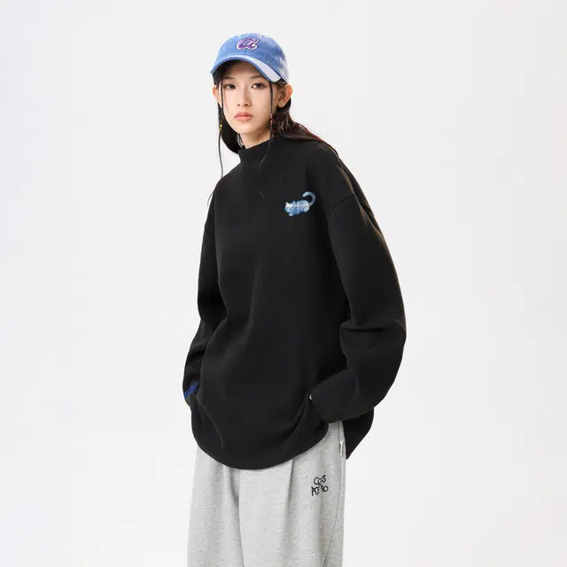 HUANQIU Retro Unisex Thermal Top