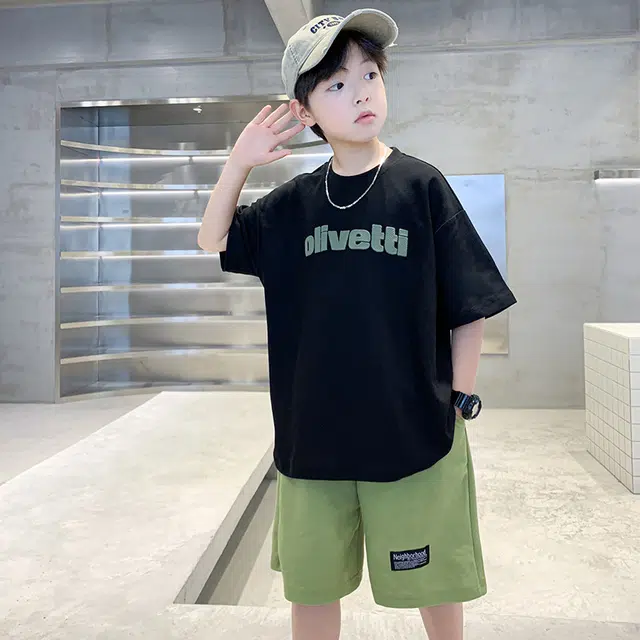 熊猫圆圆休闲运动套装 洋气舒适百搭时尚 儿童款