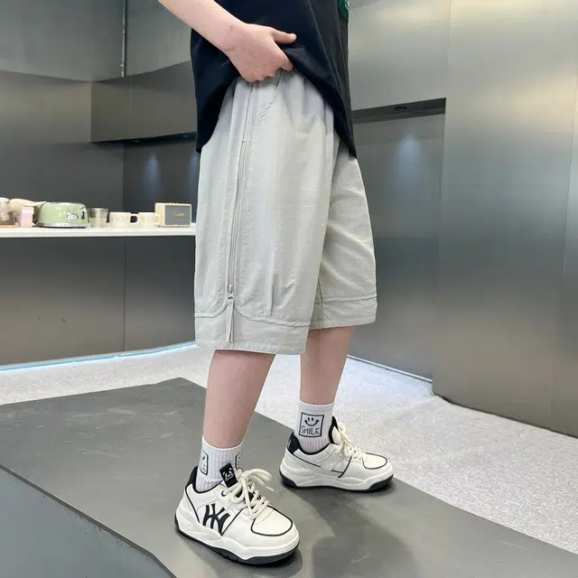 熊猫圆圆 短裤简约潮流舒适速干百搭 儿童款