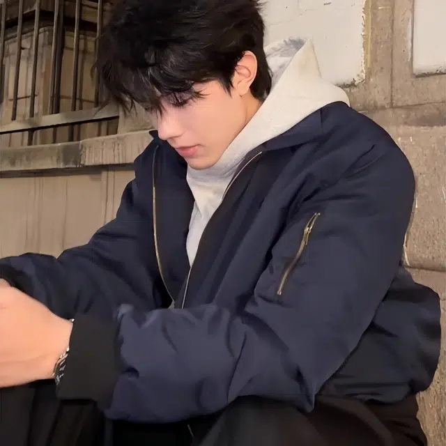 虫小绿 美式高街复古潮牌侧边拉链设计翻领百搭日常通勤休闲工装哈灵顿飞行员短款底特律纯色夹克 男女同款