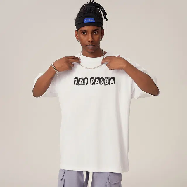 RAP PANDA hiphopTshirtoversizeT