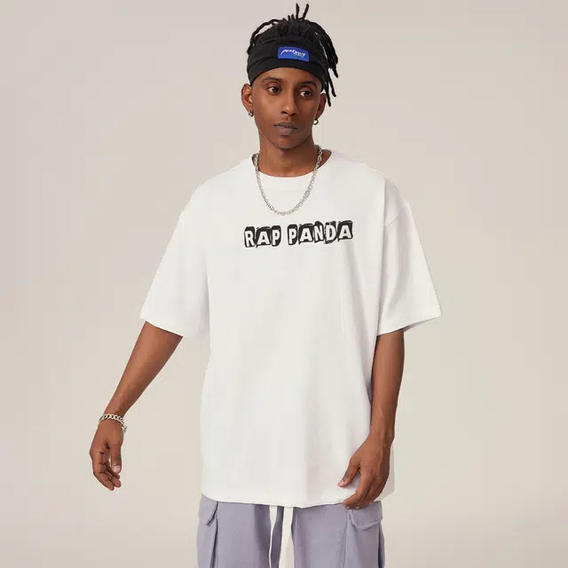 RAP PANDA hiphopTshirtoversizeT