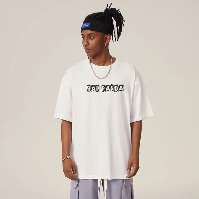 RAP PANDA hiphopTshirtoversizeT
