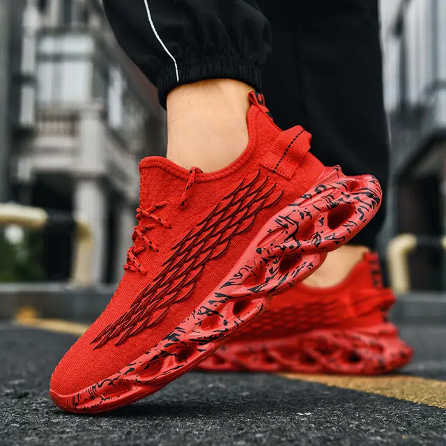 酷丁 潮流时尚百搭小众 减震透气包裹性轻便增高 生活休闲鞋 男款