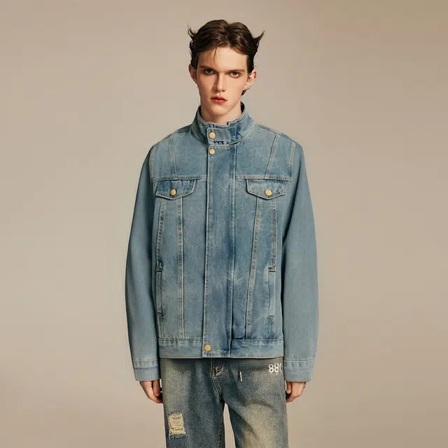 88rising Harrington Denim Jacket
