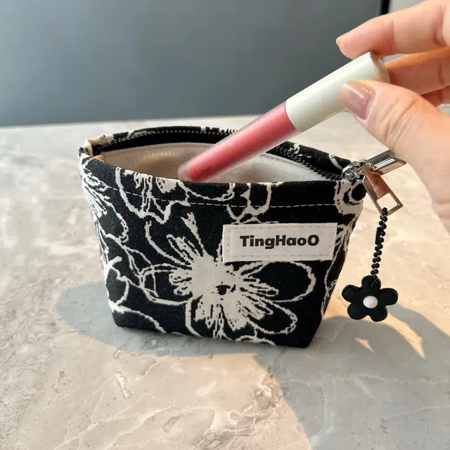 轻迎 布艺 迷你 化妆包 时尚 化妆品 补妆袋 口红包 随身 手拿包 高端 收纳包洗漱包