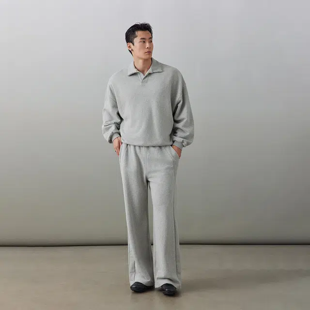 无畏东方 无观宽松微喇休闲裤 男女同款