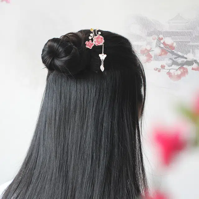 聆听花开 三生三世花神超仙中国风复古流苏汉服旗袍古装步摇梅花发钗新中式古典精致气质优雅 合金 发簪 女款