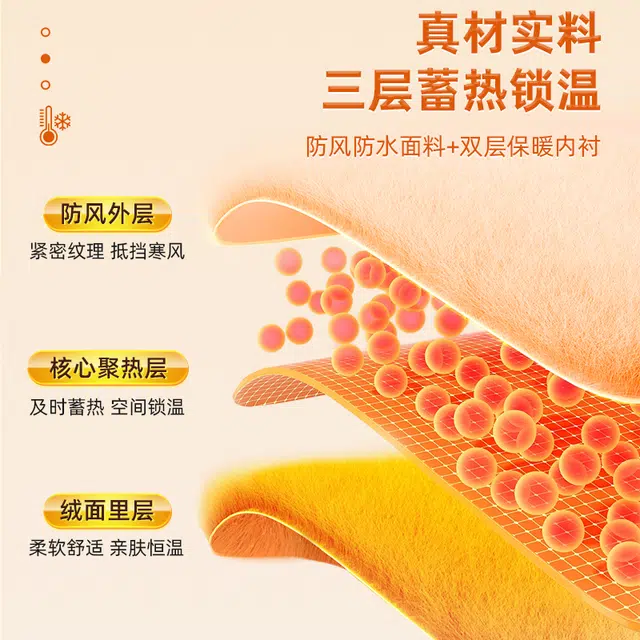 匹克 冬季出行必备 御寒防风 加绒加厚保暖 佩戴舒适 可触屏 户外 涤纶 骑行手套 男女同款情侣款