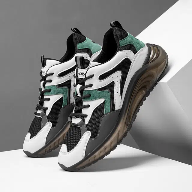 乔奈 轻便透气减震百搭厚底复古 低帮 老爹鞋 男款