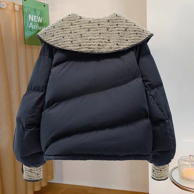 Cypress 90 White Duck Down Beaded Coat