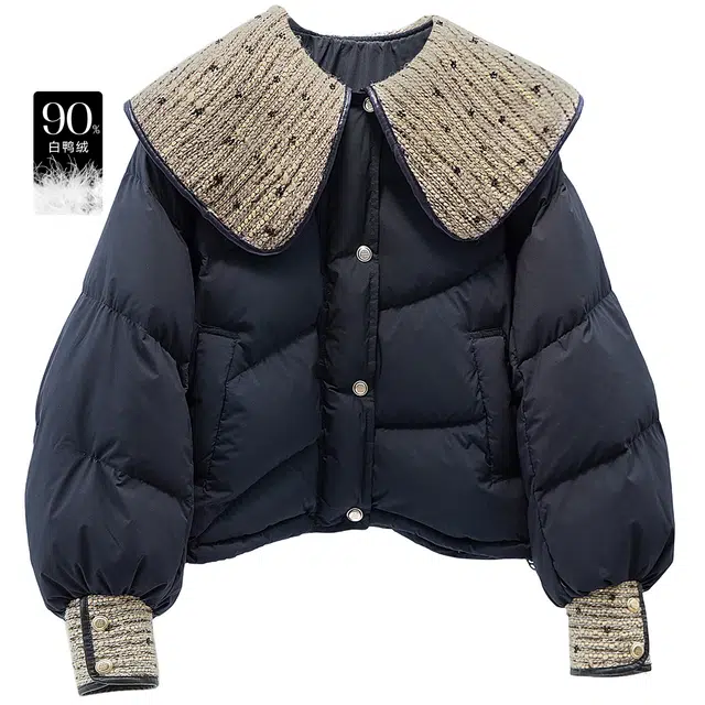 Cypress 90 White Duck Down Beaded Coat