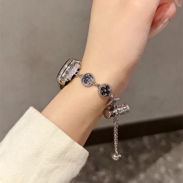 潮流腕 表带 小米适用 金属材质 时尚百搭个性潮流金属表带男女通用