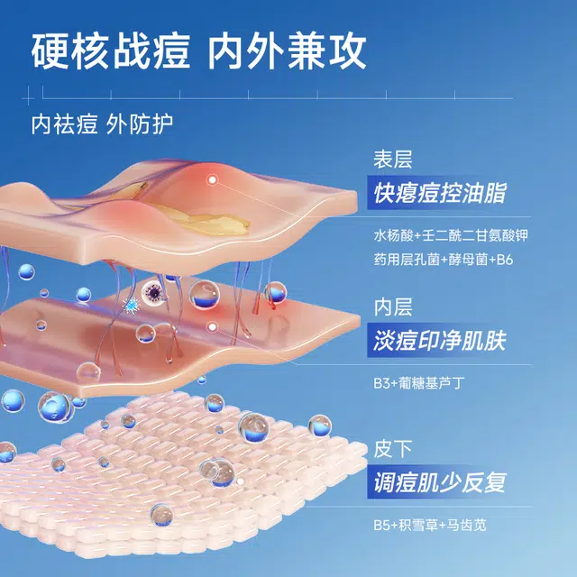 阳菲净颜祛痘精华液 保湿去角质