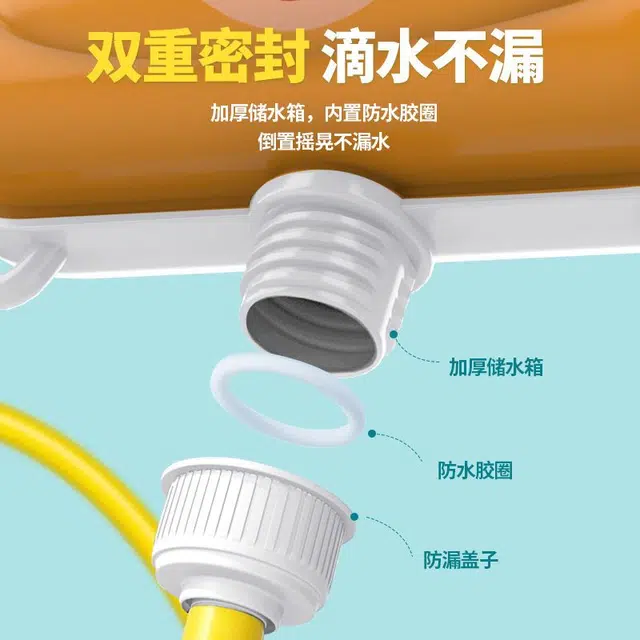 小牧马 背包大号水枪 喷水抽拉式大容量 枪型玩具