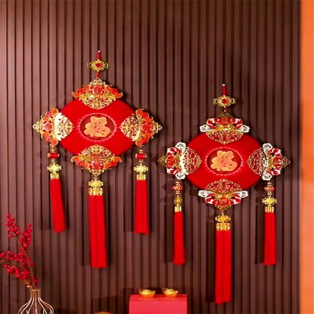小牧马 装饰 福字中国结 元旦挂件 玩具