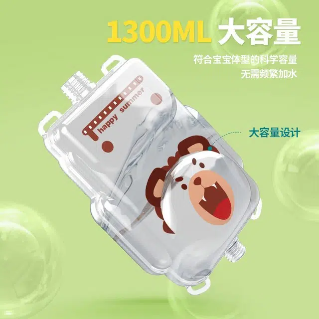 小牧马 背包大号水枪 喷水抽拉式大容量 枪型玩具