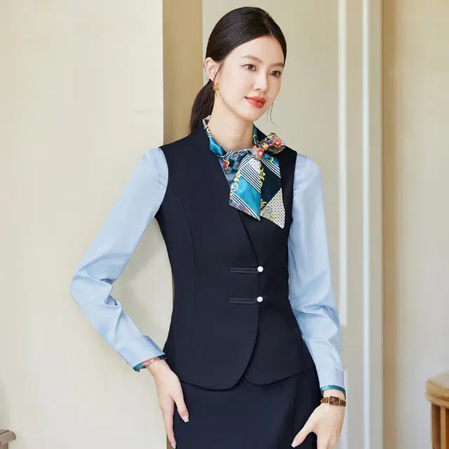 唐娜姿兰 立领修身纯色舒适通勤时尚长袖衬衫 女款