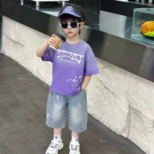 童森童马休闲运动套装 舒适洋气百搭时尚 中小童