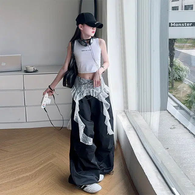 童森童马长裤 百搭舒适潮流 黑色 儿童款