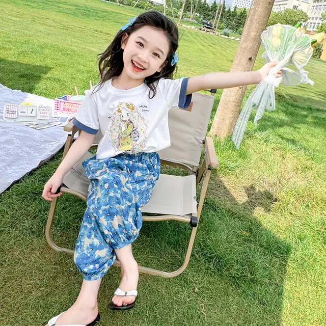 童森童马休闲运动套装 百搭洋气舒适 中小童