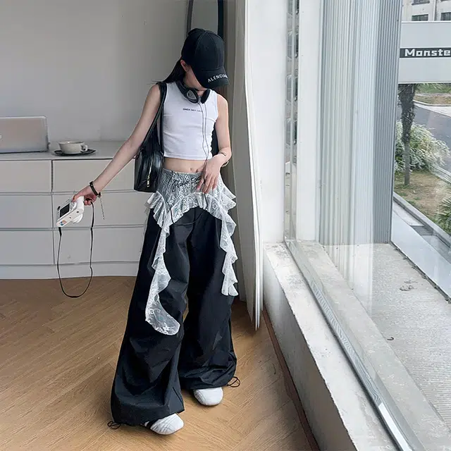 童森童马长裤 百搭舒适潮流 黑色 儿童款